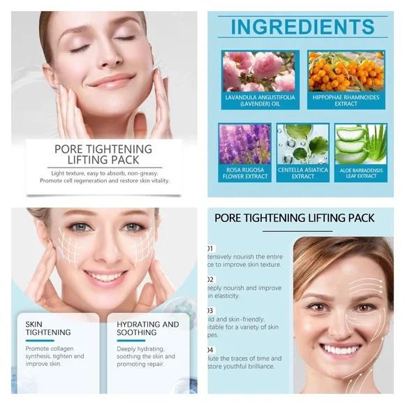 Hoygi Pore Tightening & Lifting face Mask Pack – Hydrating & repair – New/Sealed - Picture 2 of 2